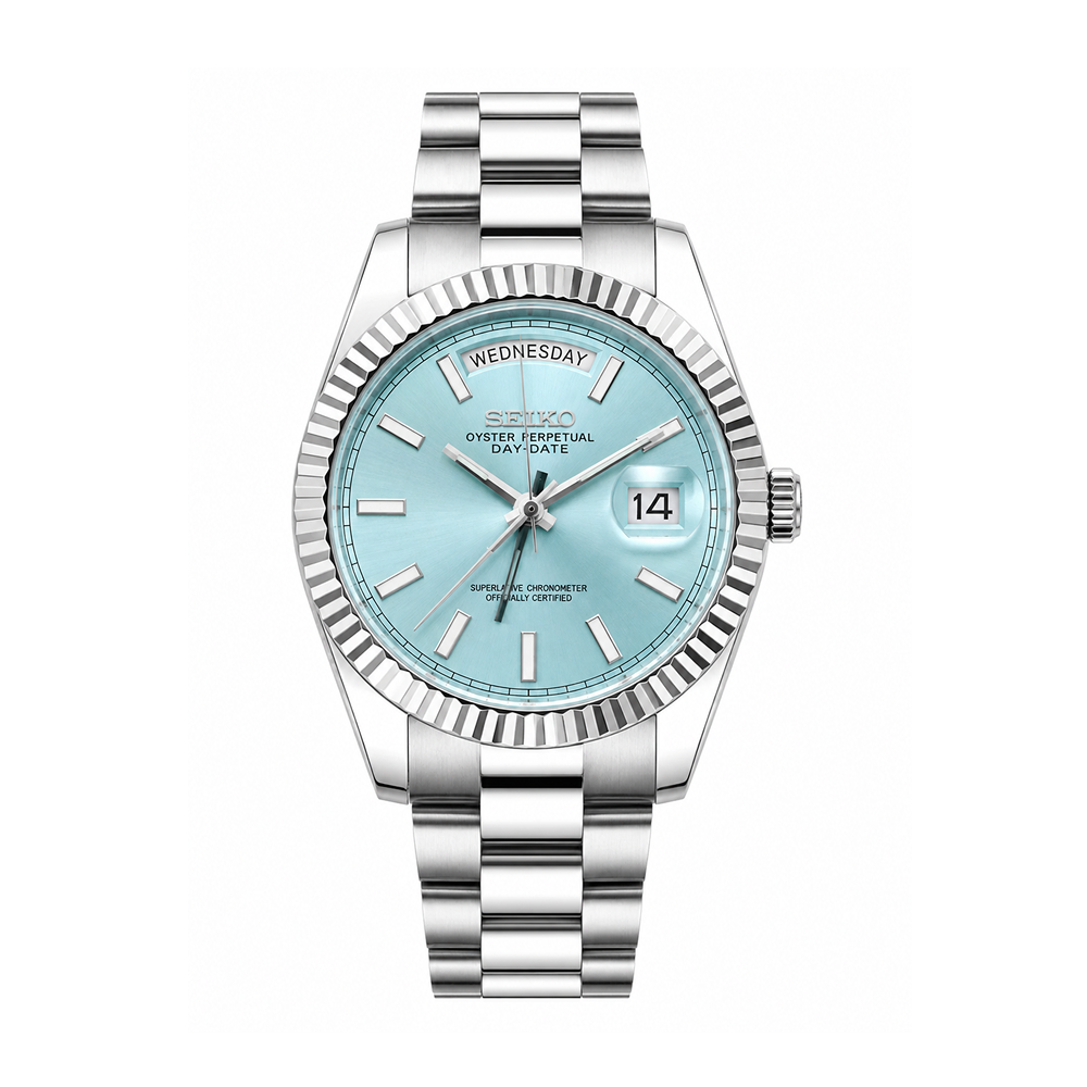 Seiko Mod Day-Date Tiffany Blue