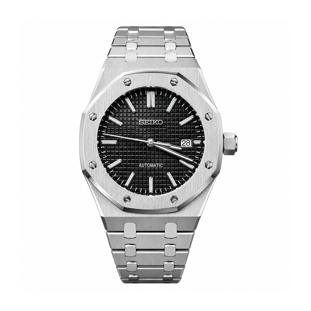 Seiko Mod Royal Oak Black