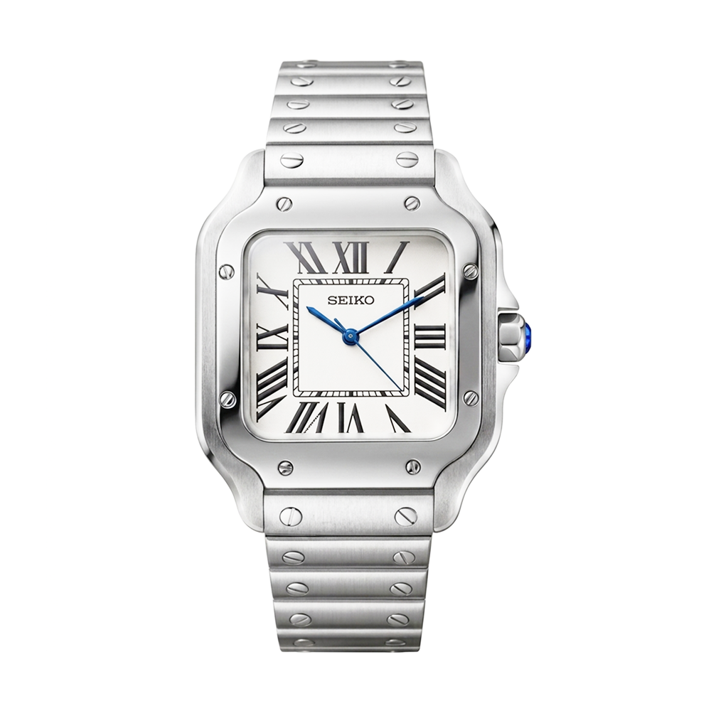 Seiko Mod Santos Classic White